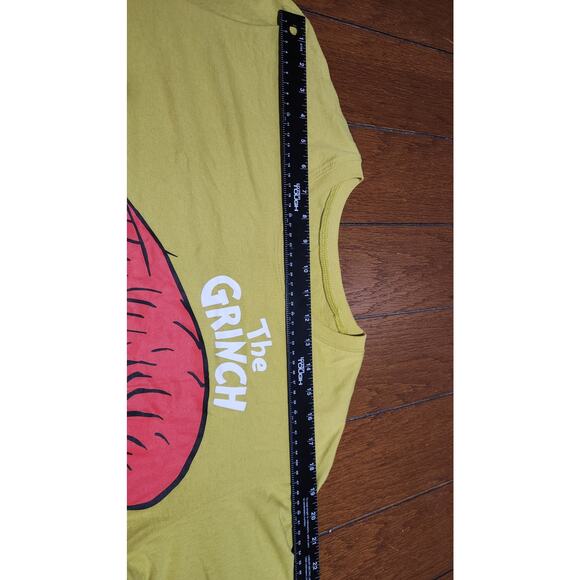 Women's Large Crop Top The Grinch Long Sleeve Christmas Shirt - Picture 8 of 9